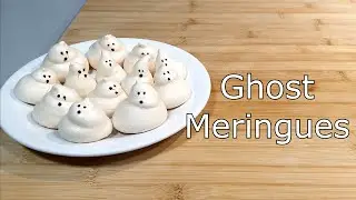 How to make Ghost Meringues (Halloween)