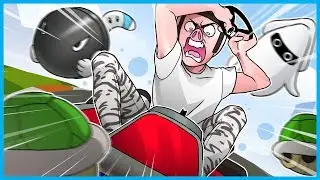 MARIO KART 8 DELUXE FUNNY MOMENTS! - I BROKE MY HEADSET AND RAGE QUIT!!