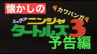 映画CM 「ミュータントニンジャタートルズ3」日本版予告編&テレビスポット Teenage Mutant Ninja Turtles III 1994 japanese trailer