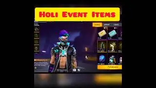 Holi Event Items #shorts #freefire #viral