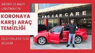 VİRÜSE KARŞI DEZENFEKTANLI ARAÇ TEMİZLİĞİ #araçtemizliği #dezenfektan #antibakteriyal #virüs #araba