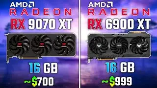 AMD RX 9070 XT vs RX 6900 XT | Test in 6 Games
