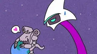 Galacticmon wants to fuse with the Earth, but the Earth is taken 🌎❤️ (Random Digimon world remix)