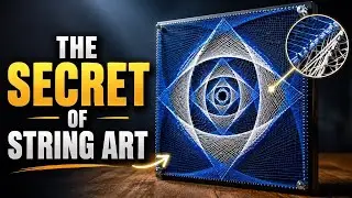 How to make mandala String Art Kit, Tutorial Handmade IKEA Table