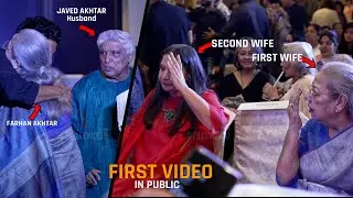 Javed Akhtar First wife Honey Irani FIRST VIDEO infront of Media | Real Mother of Farhan and Zoya