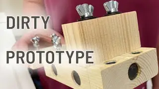 Doweling jig with magnetic guides and extension