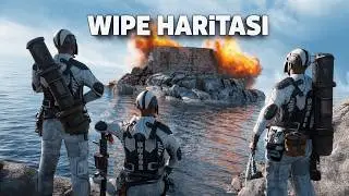 (ATAK 1X) 12.02 | WİPE HARİTASI OYLAMASI | RUST TÜRKİYE | #rust #rusttürkçe #rustgame #rustclips