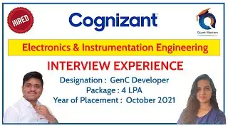 Cognizant Interview Experience - 2021 | EIE Student | Designation GenC Developer