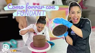 Cómo hacer el ✨ BETÚN (ganache)✨ perfecto para Fondant / Cómo forrar con 💫 FONDANT 💫
