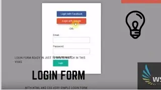 how to make login form with html and css || awesome  login form with html and css