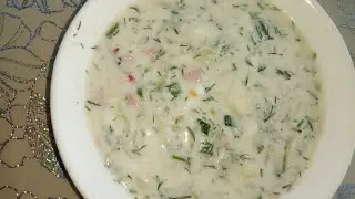 как приготовить/ тёртая окрошка на майонезе