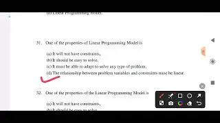 Optimization Techniques MCQ Questions part 1 revision