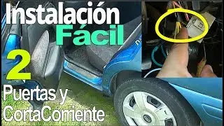 How to INSTALL a CAR ALARM step by step 👉#2 【 POWER CUT and DOORS 】