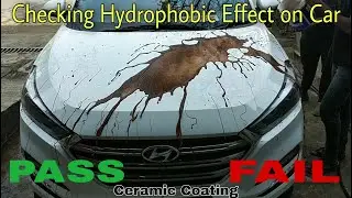 Ceramic Coating | Hydrophobic Effect | Dr. Buff | Nashik.