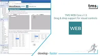 TMS WEB Core v1.5: Drag & drop support for visual controls