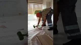 Укладыват ламинат..(Laminat döşəmək)#youtube #tiktok #masalli #shorts         13 07 2024.