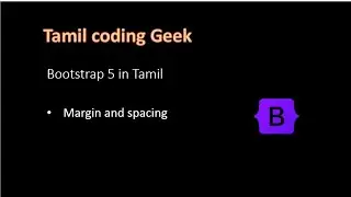Bootstrap 5 in Tamil | margin and spacing
