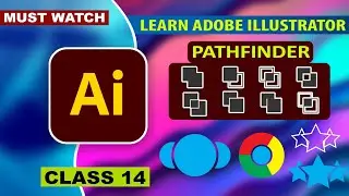 Adobe Illustrator Class 14 |  | Pathfinder | Complete Training | English Subtitle