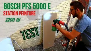 Review - BOSCH PFS 5000 E - Station peinture - 1200 Watts
