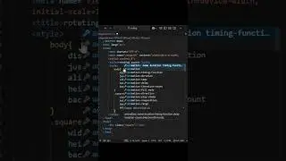 Rotating square Css animation◽️ 