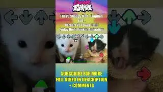 FNF VS Shaggy Eruption TOWEL CAT VS HERBERT  - Friday Night Funkin' Animation 