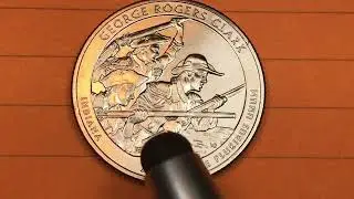 US 2017 Quarter - George Rogers Clark Reverse - DC Minutes ATB United States Coins
