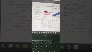 Aiou roll no slip