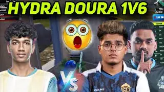 HYDRA DOURA 1V6 ON GODL💛 + IQOOSOUL 🚀| EVERYONE SHOCKED 😳 BGMI