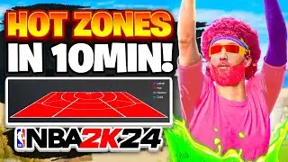 How to MAX HOT ZONES in 10 MINUTES - YOU NEED THEM! - NBA 2K24