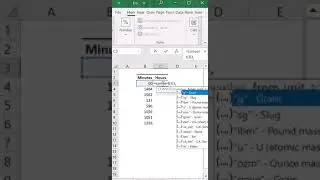 AUTOMATICALLY CONVERT MINUTES TO HOURS IN EXCEL 