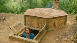 10 Days Dugout Build – Creating the Cheapest Underground Shelter from Start to Finish