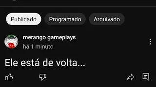 ele esta de volta...