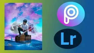 Fish photo editing in picsart snd Adobe lightroom