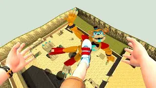 SPARTAN KICKING ALL FIVE NIGHTS AT FREDDY'S SECURITY BREACH ANIMATRONICS in Garry's Mod