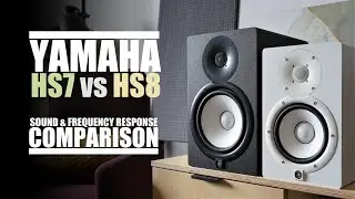Yamaha HS7  vs  Yamaha HS8  ||  Sound & Frequency Response Comparison