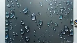 HOW TO DRAW WATERDROPS |SPEED DRAWING| extreme realistic drawing!