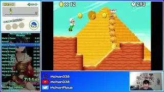 New Super Mario Bros. Speedrun - 47:33 [Warpless]