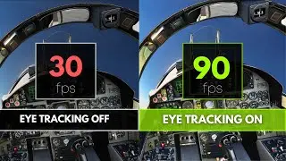 The Insane Power of Eye Tracking – From 35 to 90 FPS | Pimax Crystal