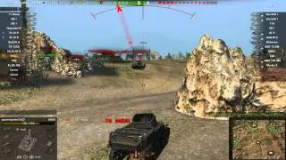 WoT M8A1 Отличный бой!