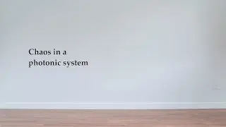 Chaos in a photonic system