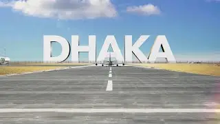 Aerial views of Dhaka, Bangladesh