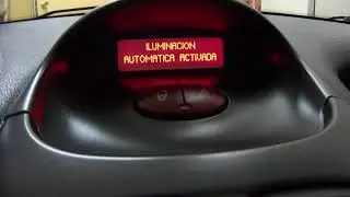 Iluminacion automatica Activada peugeot 206