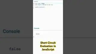 The Magic of Short Circuit Evaluation in JavaScript Unveiled
