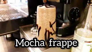 Mocha frappe | barista training | How to make mocha frappe