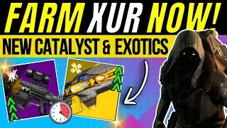 Do This XUR EXOTIC & Solstice Farm Glitch NOW! New RARE Weapons Catalysts Inventory! AUG 9 Destiny 2