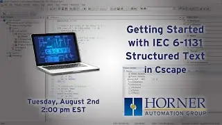 Getting Started with IEC 6-1131 Structured Text in Cscape