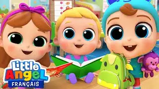 Mon premier jour d’école + Comptines pour bébé | Little Angel Français