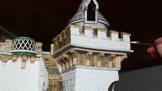 EPISODE 14 - Sleeping Beauty Castle Model Building - Plastering old bricks