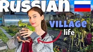 RUSSIAN VILLAGE LIFE | Growing Vegetables and Chilling Out 🧘‍♀️Dacha Vlog