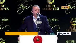 Cumhurbaşkanı Erdoğan:  Lütfen şu dikey yapılaşmaya müsaade etmeyelim